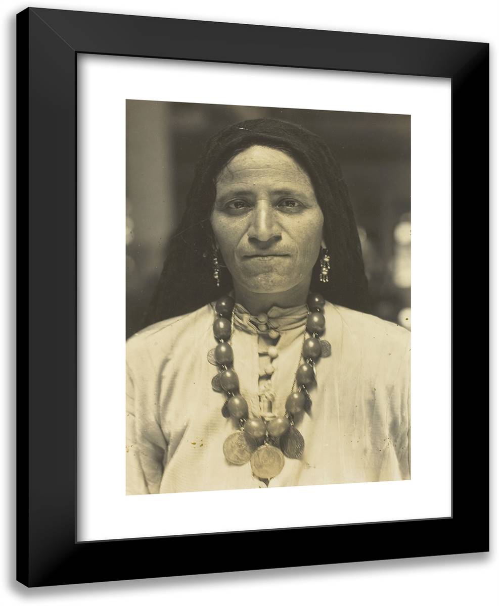 Syrian-Arab, Ellis Island 19x24 Black Modern Wood Framed Art Print Poster by Hine, Lewis Wickes