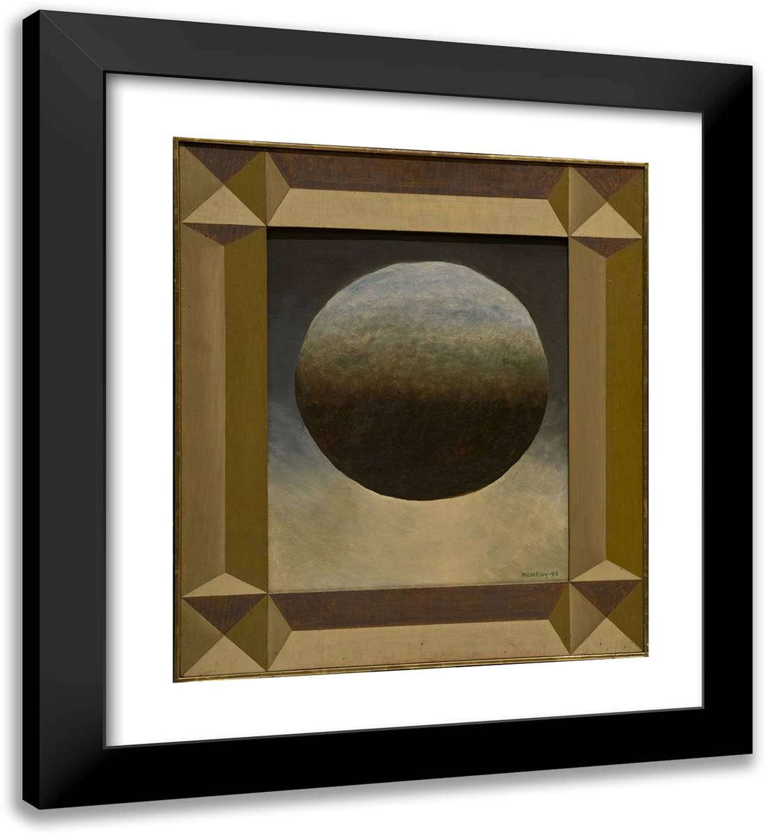 As You Like It 20x22 Black Modern Wood Framed Art Print Poster by Man Ray