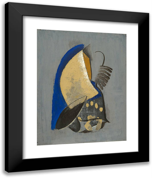 Invention 20x24 Black Modern Wood Framed Art Print Poster by Man Ray