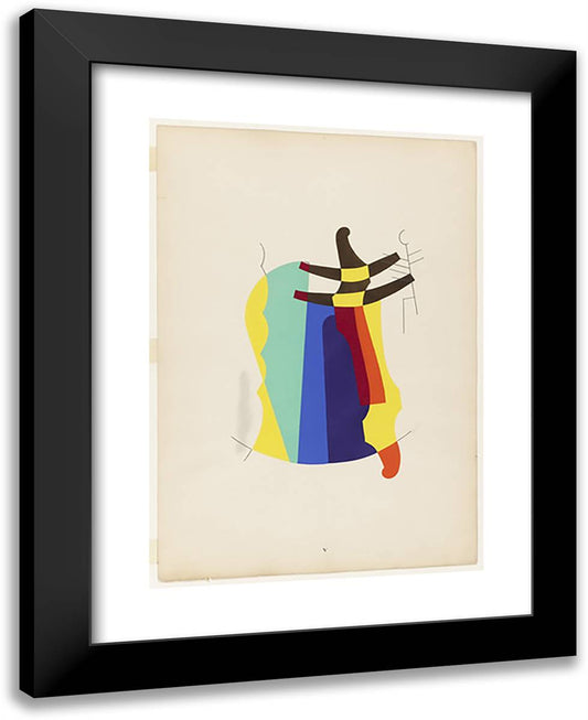 Legend from the Portfolio Revolving Doors 19x24 Black Modern Wood Framed Art Print Poster by Man Ray