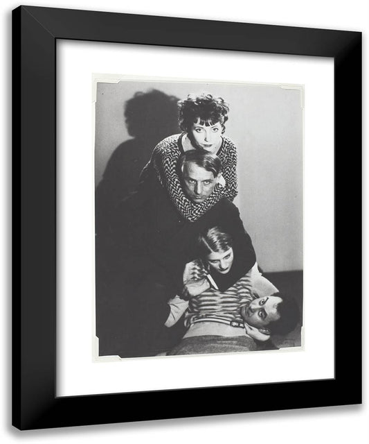 Marie-Berthe Aurenche, Max Ernst, Lee Miller, Man Ray 19x24 Black Modern Wood Framed Art Print Poster by Man Ray