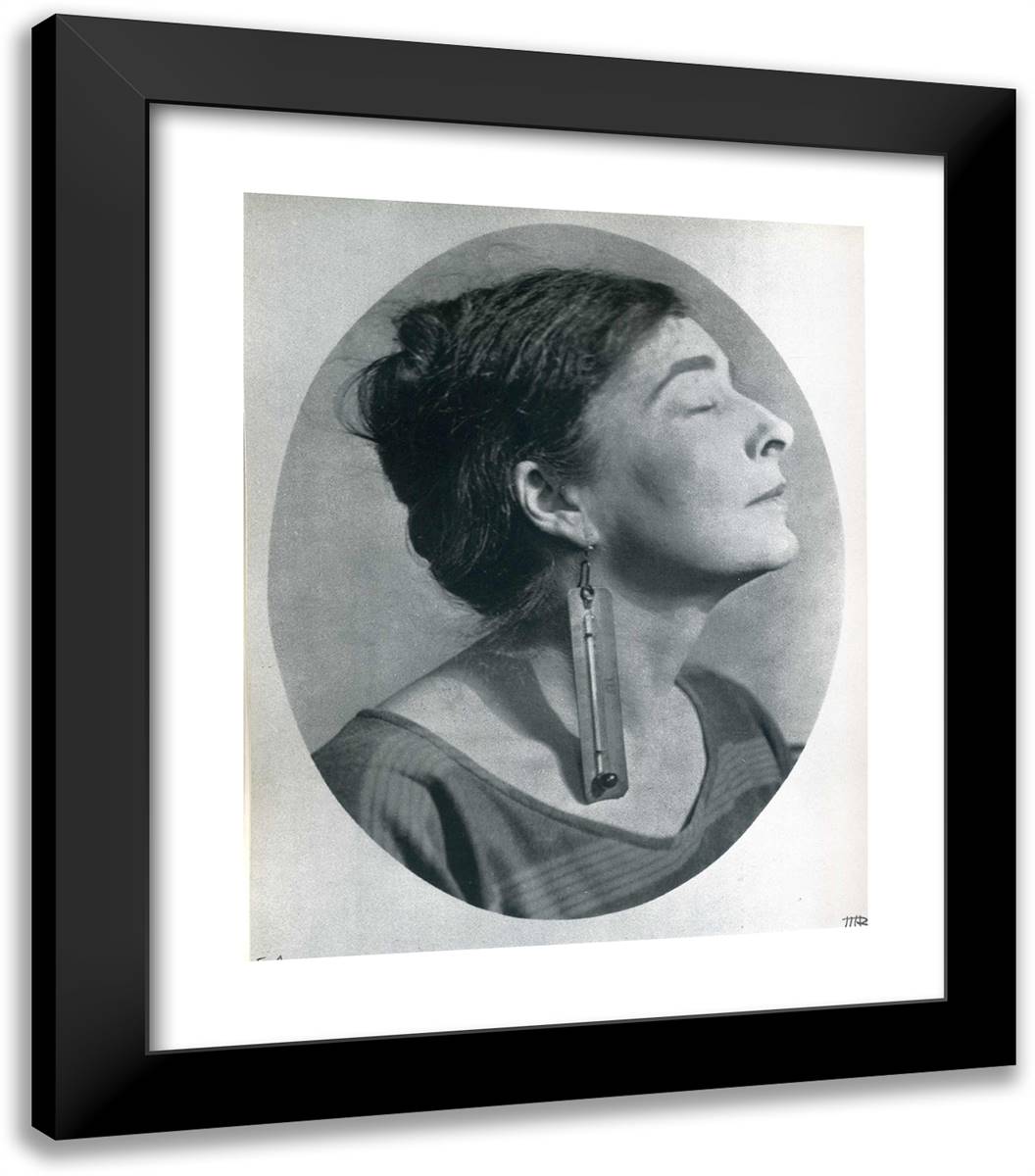 Mina Loy  20x23 Black Modern Wood Framed Art Print Poster by Man Ray