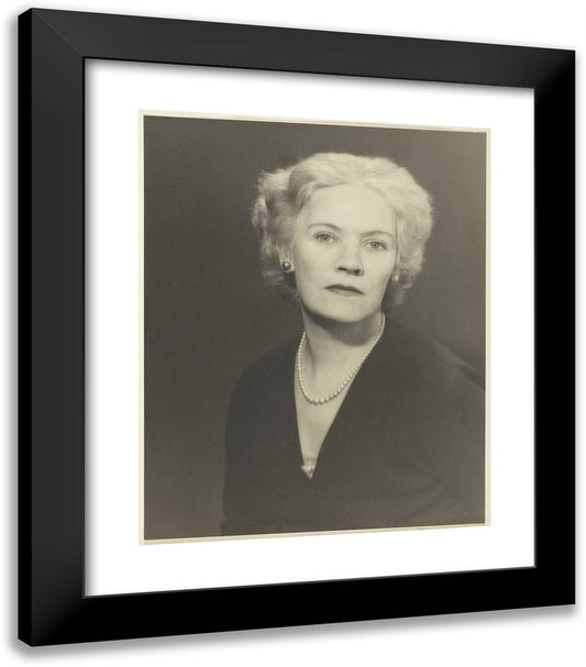 Portrait of Kate Lancaster Brewster, (Mrs. Walter S. Brewster) 20x23 Black Modern Wood Framed Art Print Poster by Man Ray