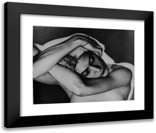 Solarisation 24x20 Black Modern Wood Framed Art Print Poster by Man Ray