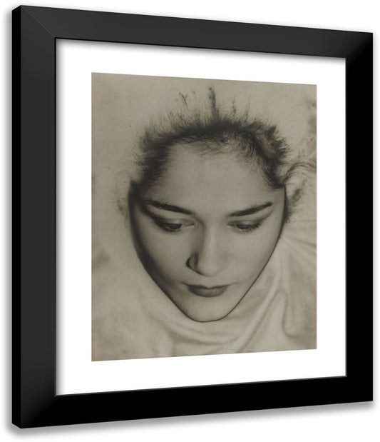 Tanja Ramm 20x24 Black Modern Wood Framed Art Print Poster by Man Ray