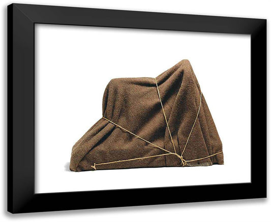 The Enigma of Isidore Ducasse 24x20 Black Modern Wood Framed Art Print Poster by Man Ray