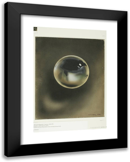 The Eye That Sees Everything 19x24 Black Modern Wood Framed Art Print Poster by Man Ray