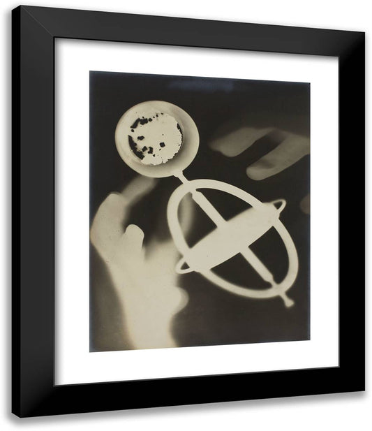 Untitled_1 20x24 Black Modern Wood Framed Art Print Poster by Man Ray