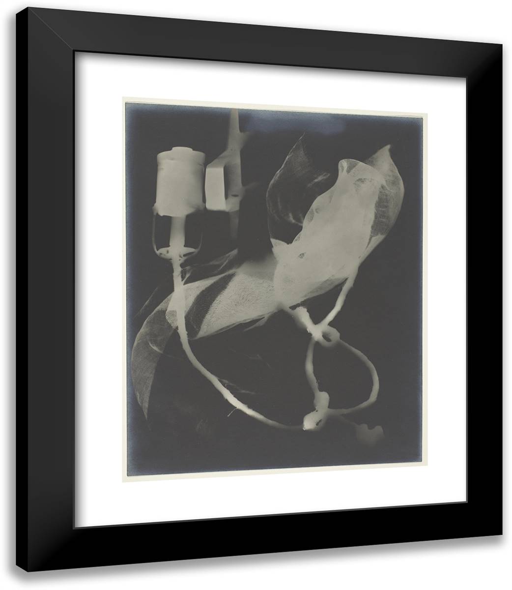 Untitled_11 20x23 Black Modern Wood Framed Art Print Poster by Man Ray