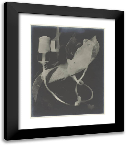 Untitled_11 20x23 Black Modern Wood Framed Art Print Poster by Man Ray
