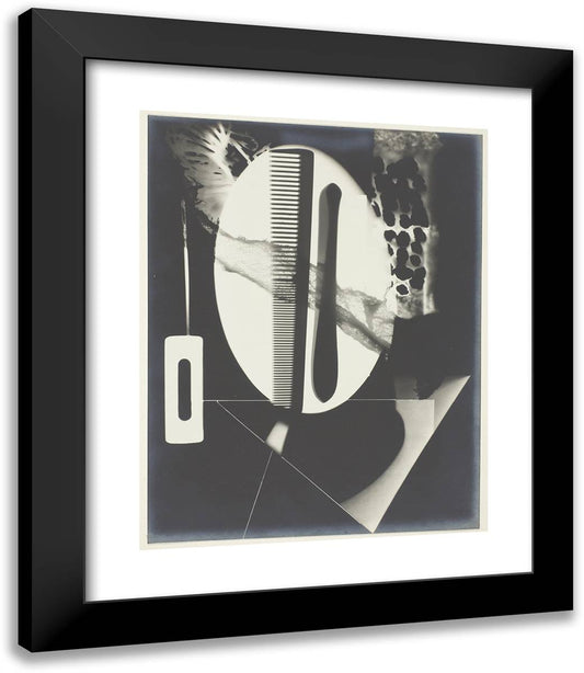 Untitled_12 20x23 Black Modern Wood Framed Art Print Poster by Man Ray