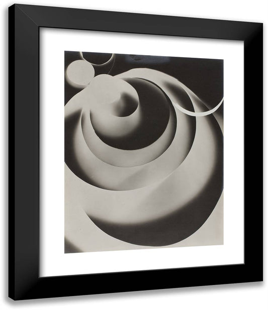 Untitled_3 20x24 Black Modern Wood Framed Art Print Poster by Man Ray