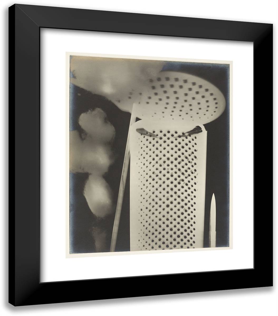 Untitled_6 20x23 Black Modern Wood Framed Art Print Poster by Man Ray