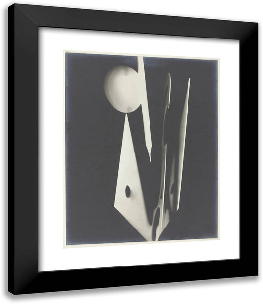 Untitled_7 20x24 Black Modern Wood Framed Art Print Poster by Man Ray