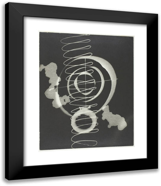 Untitled_9 20x23 Black Modern Wood Framed Art Print Poster by Man Ray