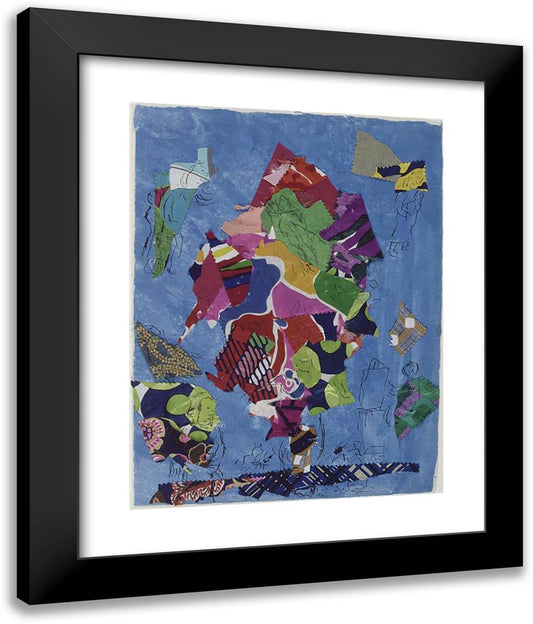 A Tree of Life 20x24 Black Modern Wood Framed Art Print Poster by Chagall, Marc