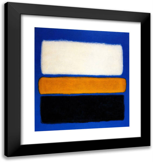 No. 16 20x21 Black Modern Wood Framed Art Print Poster by Rothko, Mark