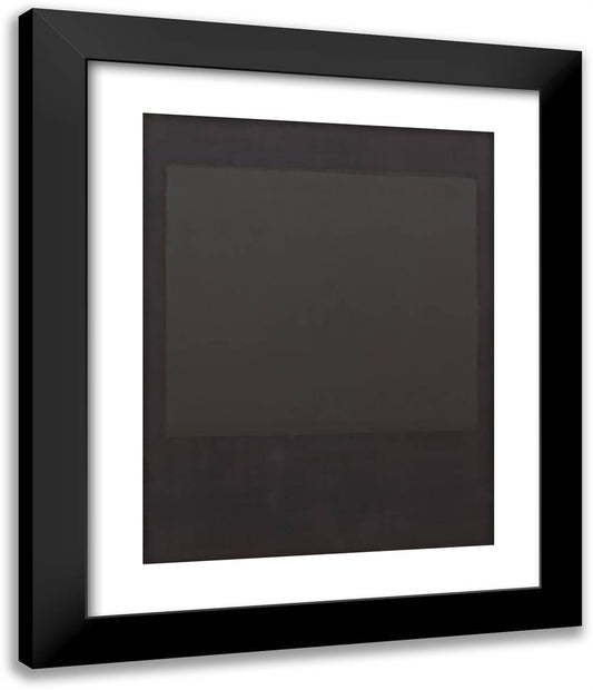 No. 2 20x24 Black Modern Wood Framed Art Print Poster by Rothko, Mark