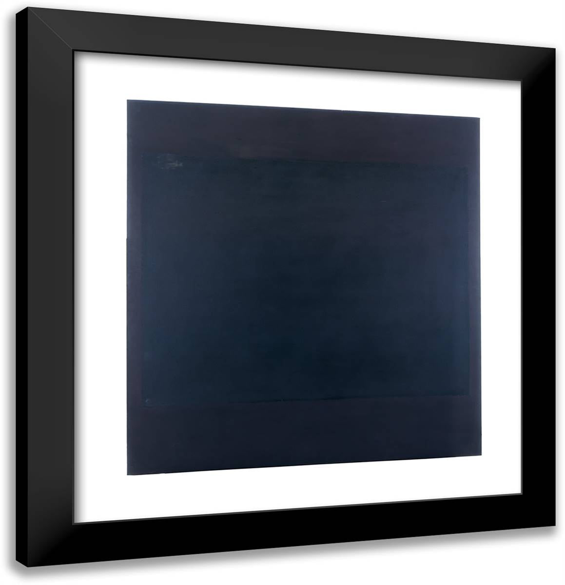 No. 5 20x21 Black Modern Wood Framed Art Print Poster by Rothko, Mark