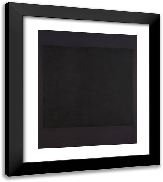 No. 7 20x23 Black Modern Wood Framed Art Print Poster by Rothko, Mark