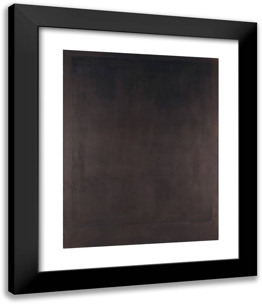 No. 8 20x24 Black Modern Wood Framed Art Print Poster by Rothko, Mark