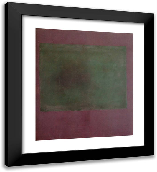 Not Detected 20x22 Black Modern Wood Framed Art Print Poster by Rothko, Mark