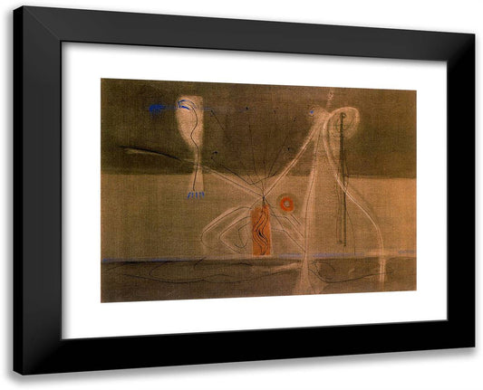 Tentacles of Memory 24x19 Black Modern Wood Framed Art Print Poster by Rothko, Mark