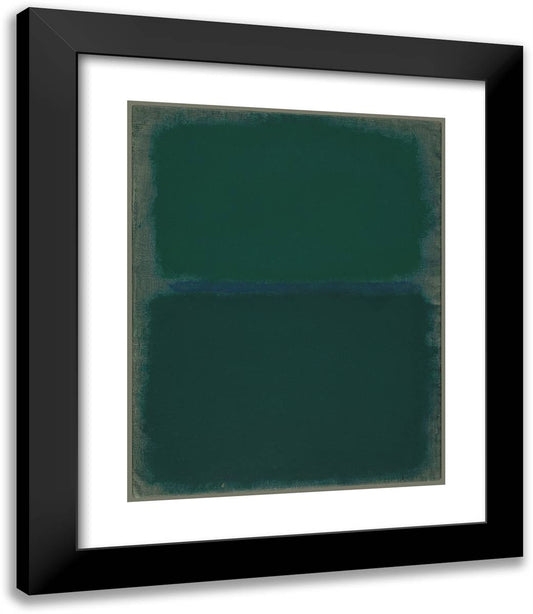 Untitled 20x23 Black Modern Wood Framed Art Print Poster by Rothko, Mark