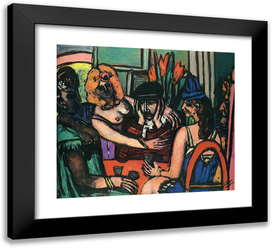 The Prodigal Son 22x20 Black Modern Wood Framed Art Print Poster by Beckmann, Max