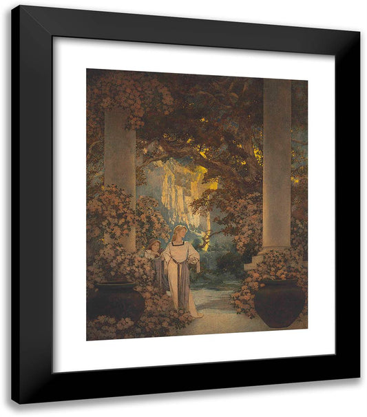 The Land of Make Believe2 20x23 Black Modern Wood Framed Art Print Poster by Parrish, Maxfield