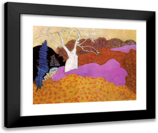 Autumn 24x20 Black Modern Wood Framed Art Print Poster by Avery, Milton