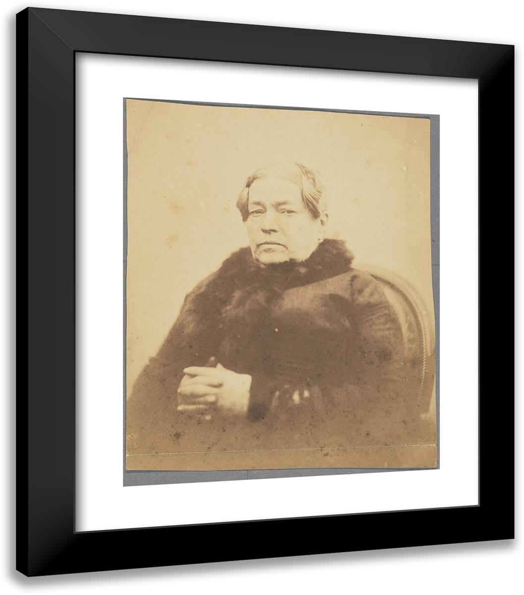 Adrie-Mme. (Therese Maillet) Tournachon 20x23 Black Modern Wood Framed Art Print Poster by Nadar, Gaspard