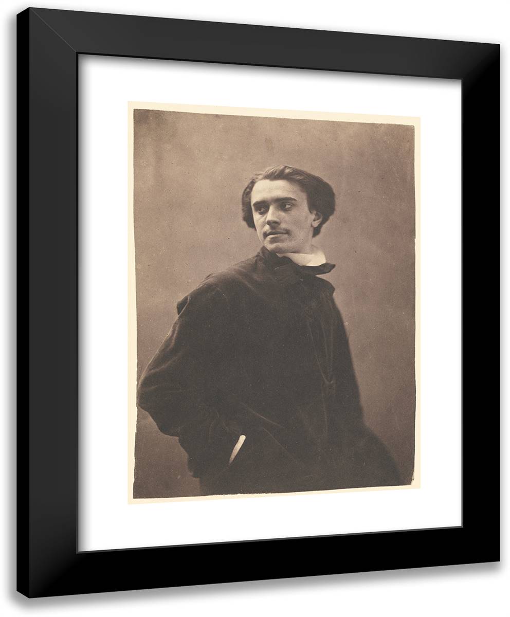 Aime Millet 19x24 Black Modern Wood Framed Art Print Poster by Nadar, Gaspard