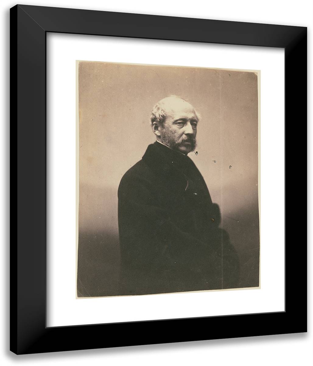 Alexis Soltykoff, Litterat(Eur), Dessinateur, Explorateur 20x24 Black Modern Wood Framed Art Print Poster by Nadar, Gaspard