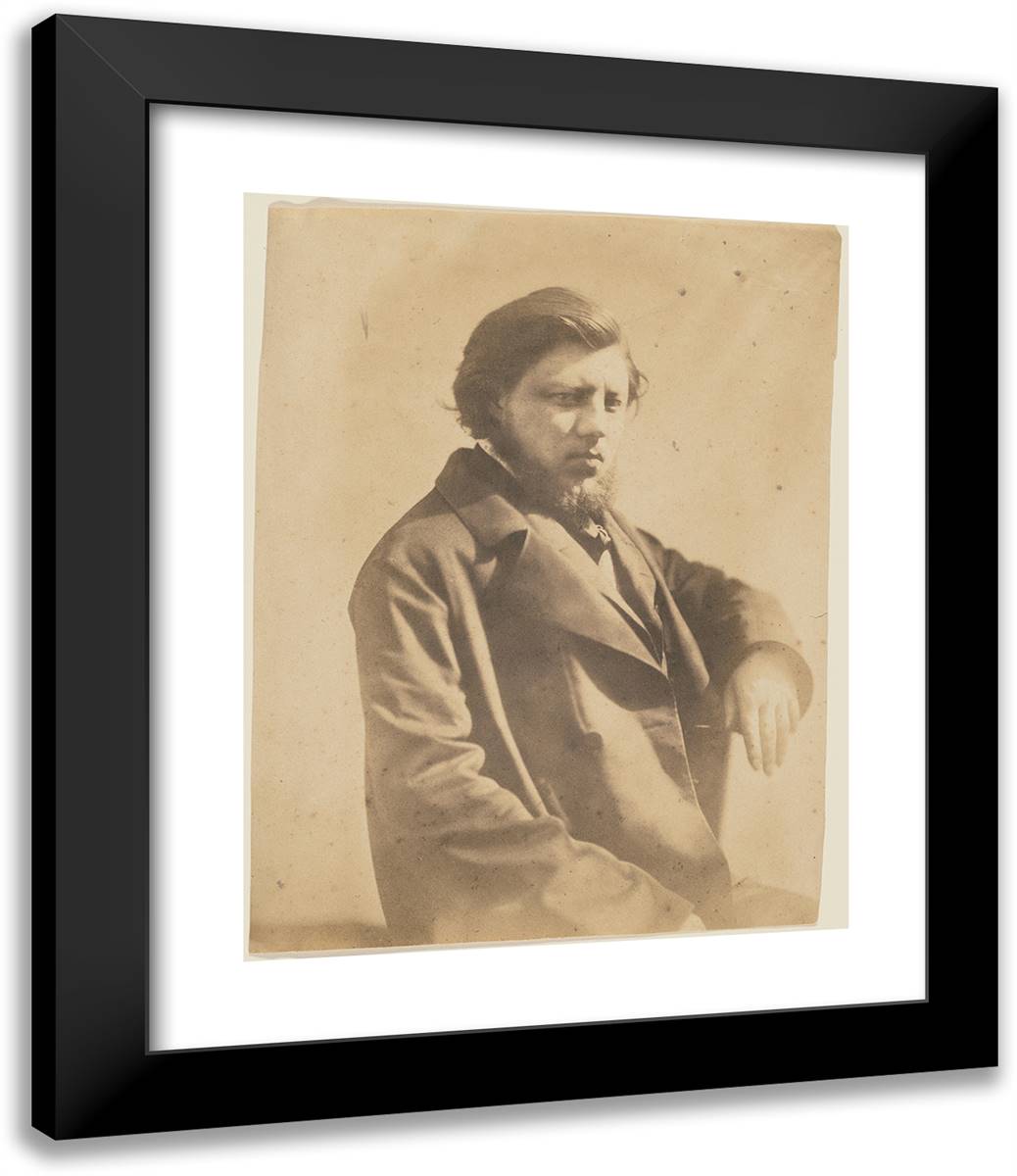Amedee Rolland, H(Omm)E De Lettres 20x24 Black Modern Wood Framed Art Print Poster by Nadar, Gaspard