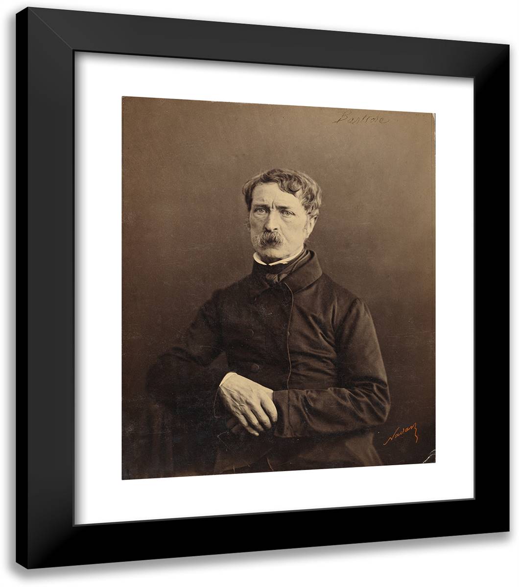 Bastide 20x23 Black Modern Wood Framed Art Print Poster by Nadar, Gaspard
