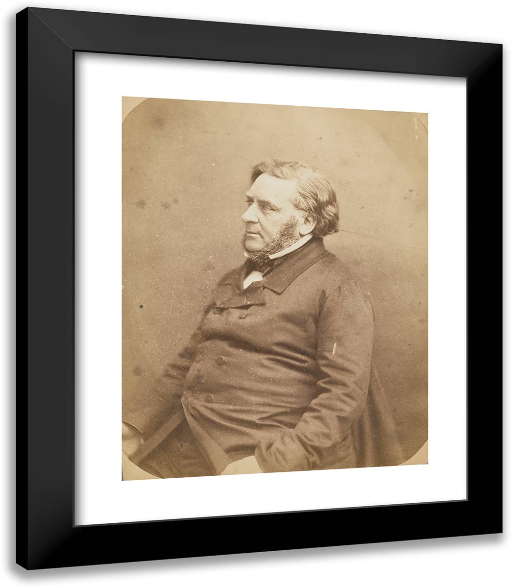 Bethmont 20x23 Black Modern Wood Framed Art Print Poster by Nadar, Gaspard