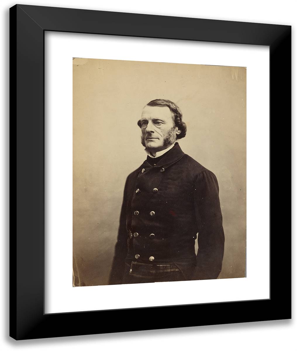 Briere De Boismont, D(Octeu)R, Alieniste 20x24 Black Modern Wood Framed Art Print Poster by Nadar, Gaspard