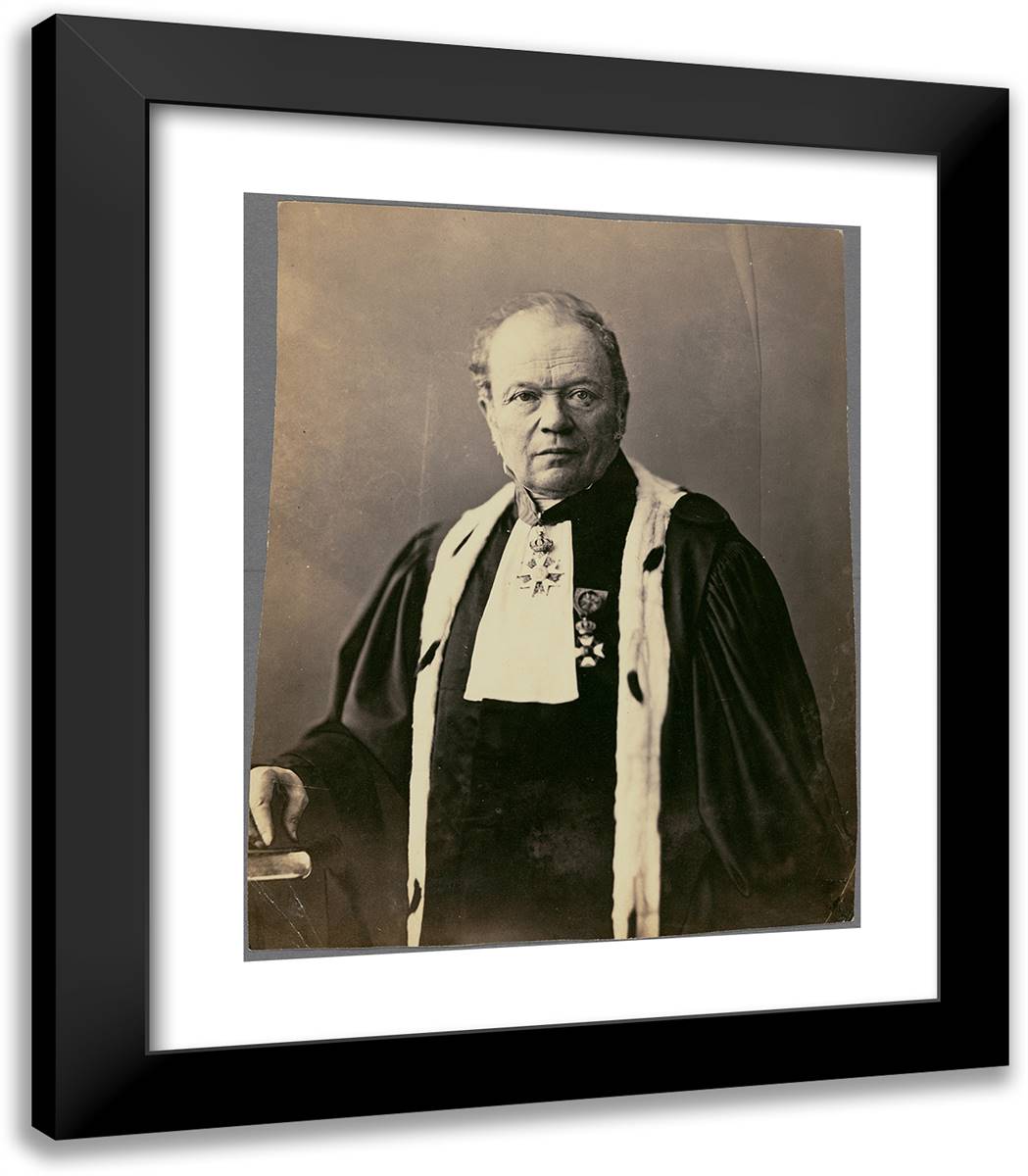 Chaix D'Estange 20x23 Black Modern Wood Framed Art Print Poster by Nadar, Gaspard