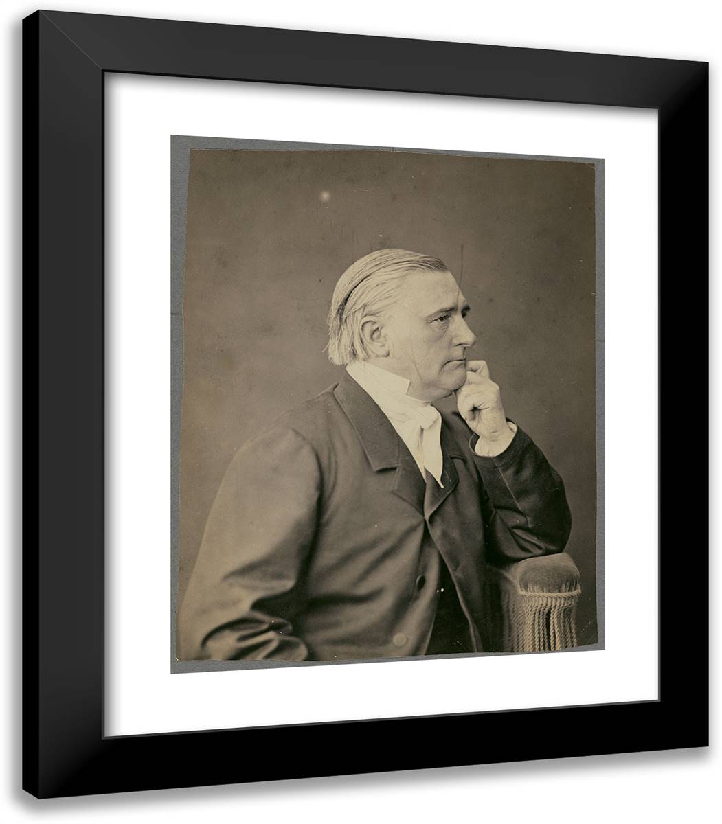 Dr. Veyne, Doctor to the Great 20x23 Black Modern Wood Framed Art Print Poster by Nadar, Gaspard