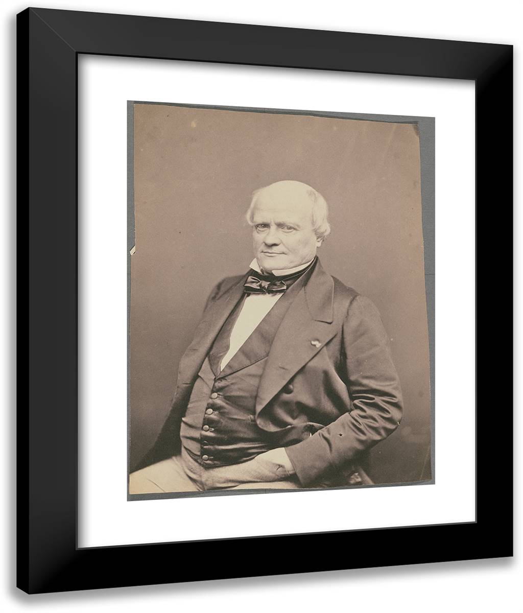 Dr. Voillemier 20x24 Black Modern Wood Framed Art Print Poster by Nadar, Gaspard