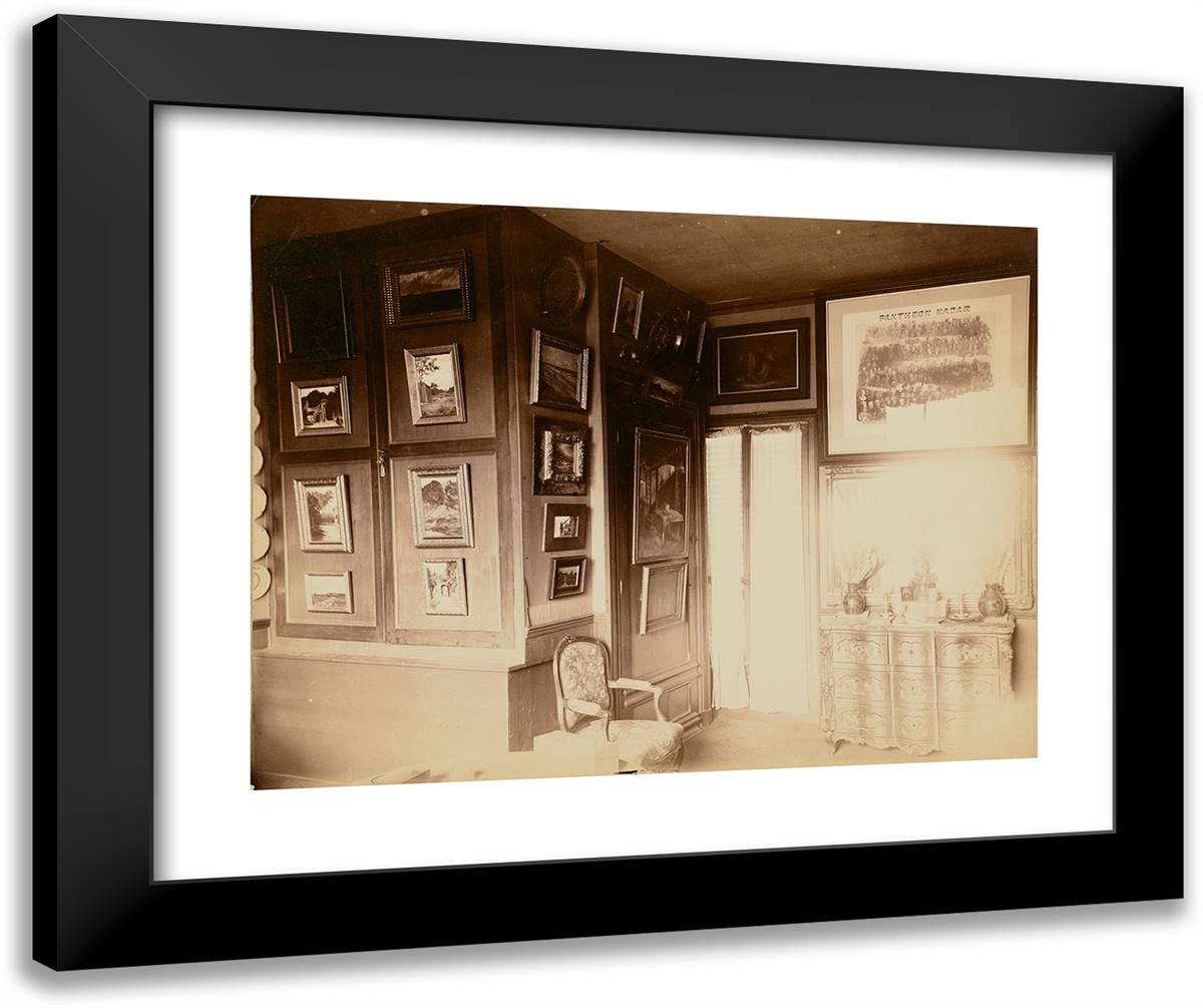 Ermitage De Senart I 24x20 Black Modern Wood Framed Art Print Poster by Nadar, Gaspard