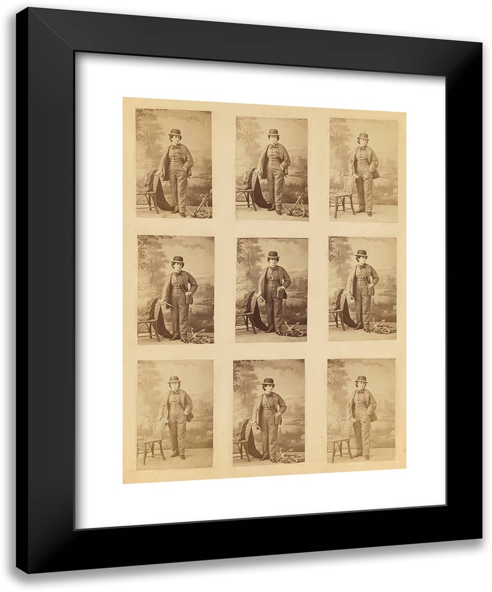 Ernestine Nadar 19x24 Black Modern Wood Framed Art Print Poster by Nadar, Gaspard
