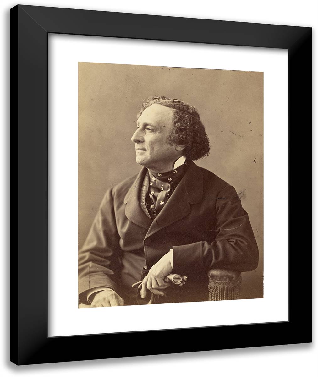 Eugene Chapus 20x24 Black Modern Wood Framed Art Print Poster by Nadar, Gaspard