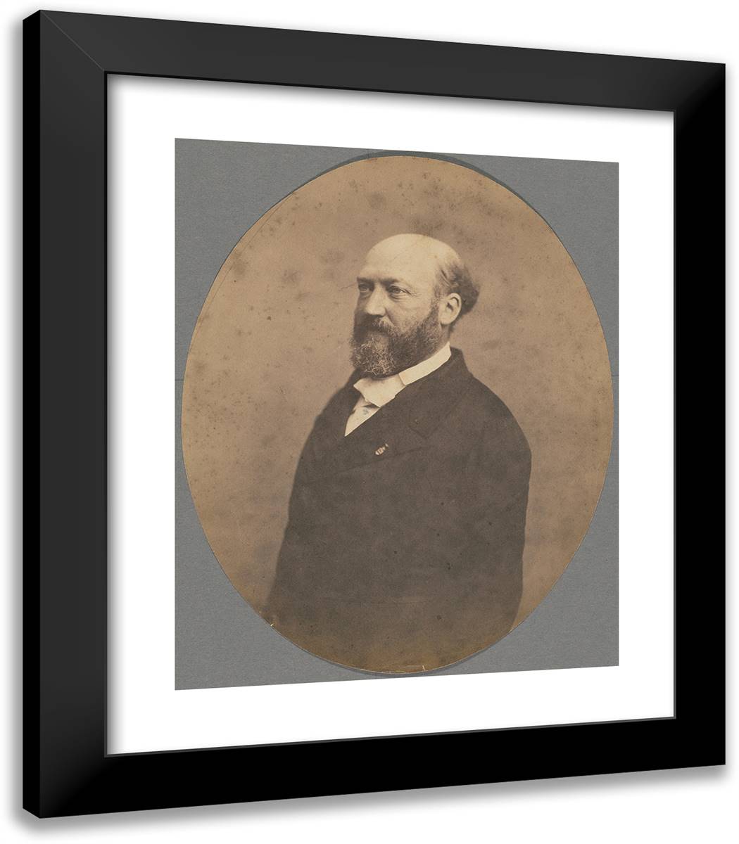 Eugene De Stadler 20x23 Black Modern Wood Framed Art Print Poster by Nadar, Gaspard