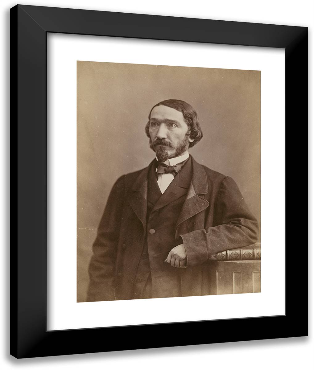 Eugene Veuillot 20x24 Black Modern Wood Framed Art Print Poster by Nadar, Gaspard