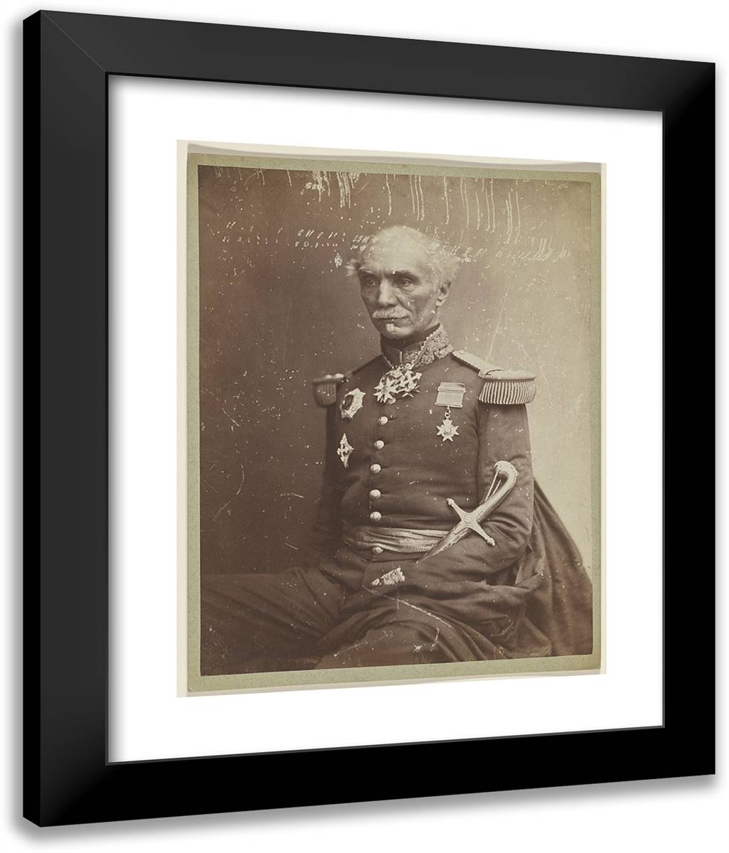 G(Ener)Al Larchey, Pere De Loredan 20x24 Black Modern Wood Framed Art Print Poster by Nadar, Gaspard