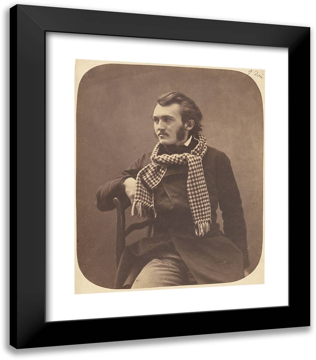 G(Ustave) Dore 20x23 Black Modern Wood Framed Art Print Poster by Nadar, Gaspard