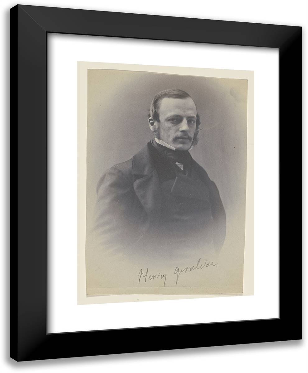 Henry Genaldon 19x24 Black Modern Wood Framed Art Print Poster by Nadar, Gaspard