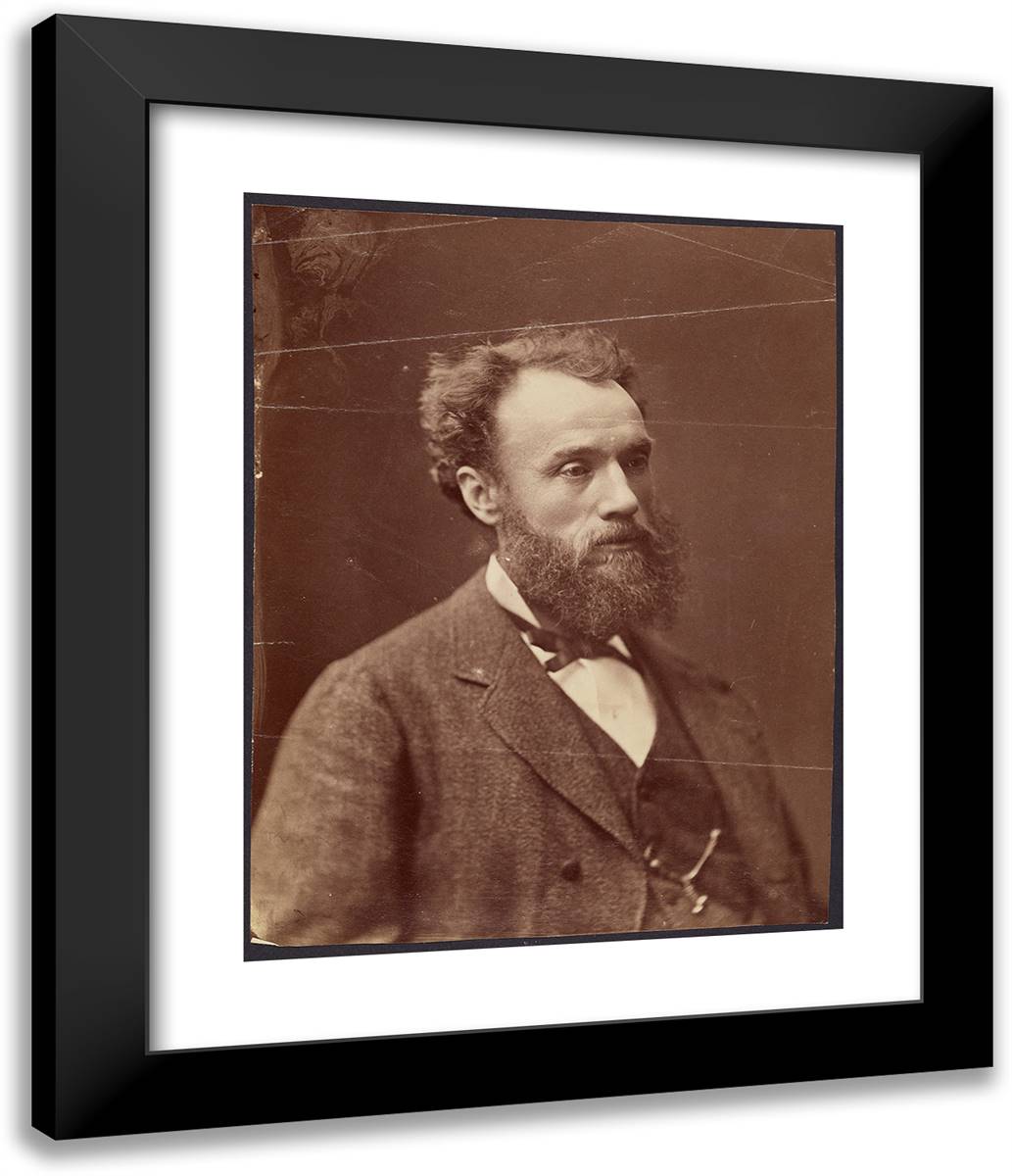 J.-P. Laurens, Peintre I 20x24 Black Modern Wood Framed Art Print Poster by Nadar, Gaspard